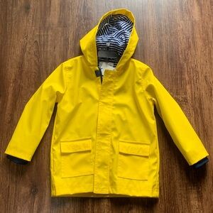 AdventureWear 360  Kids Rain Coat Size 5 Unisex Yellow NWT